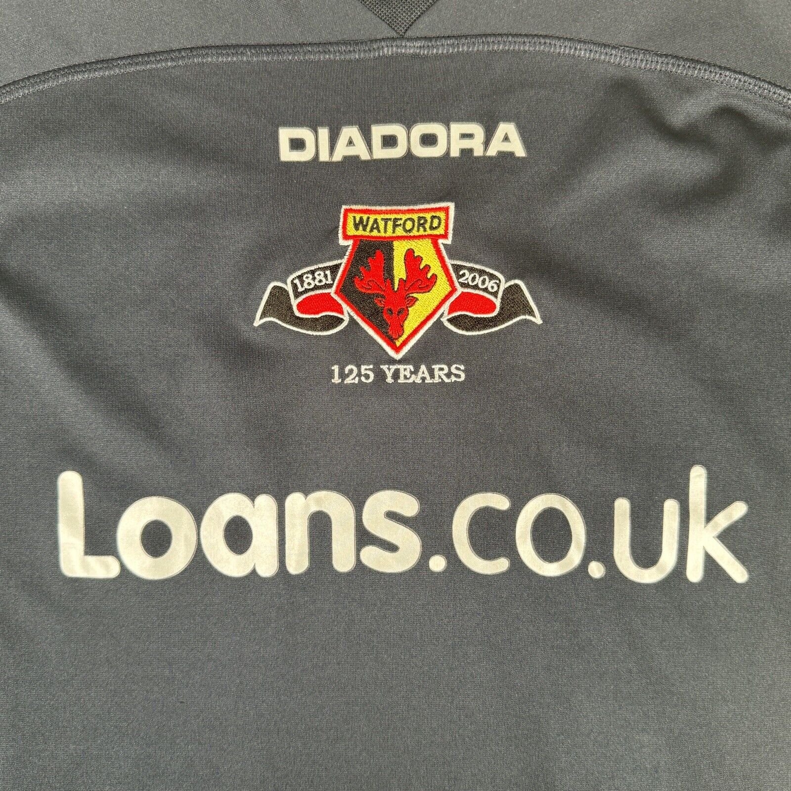 Watford 2006/2007 Away Football Shirt 125 Years  Large - Football Shirt Kingdom
