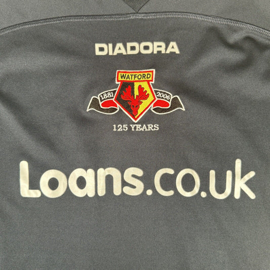Watford 2006/2007 Away Football Shirt 125 Years  Large - Football Shirt Kingdom