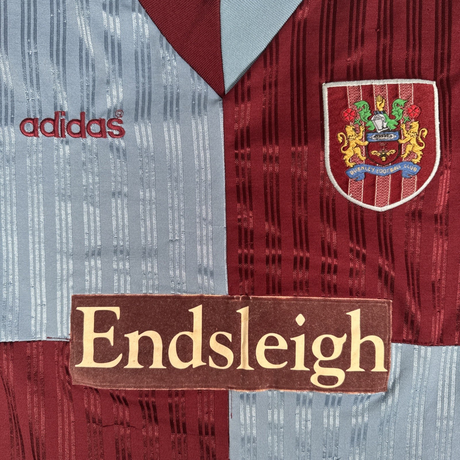 Burnley 1996/1997/1998 Home Football Shirt Men’s XL - Football Shirt Kingdom