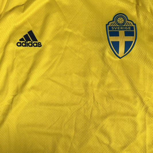 Sweden Euro 2020/2021/2022 Home Football Shirt  Medium - Football Shirt Kingdom