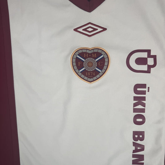 hearts heart of midlothian 2010 2011 home football shirt medium1