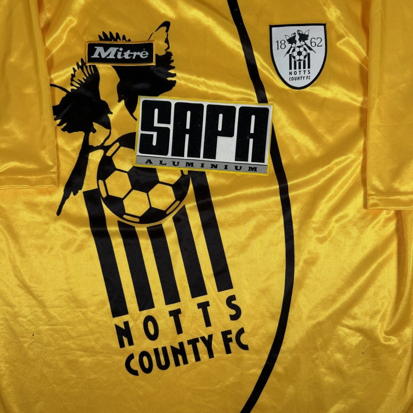 Notts County 1995/1996/1997 Away Football Shirt  XL