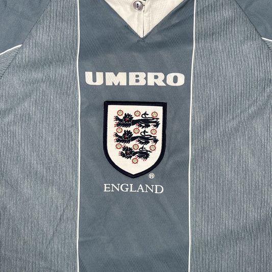 England 1996/1997/1998 Away Football Shirt   Medium - Football Shirt Kingdom