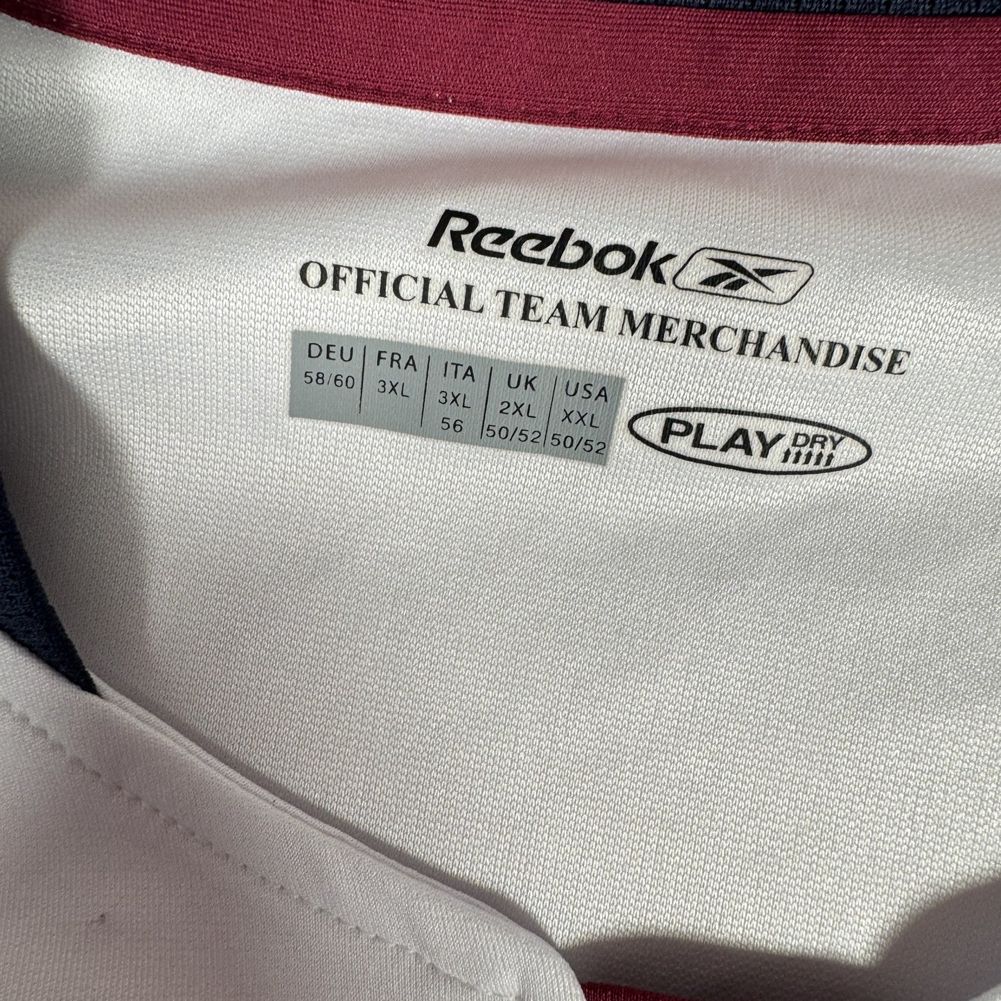 West Ham United 2005/2006 Away Football Shirt  2XL XXL