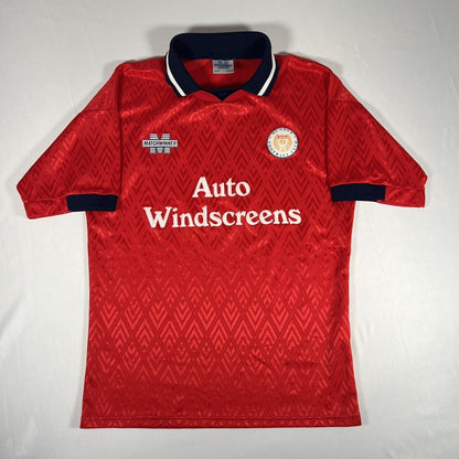 Dundee FC 1995/1996 Away Football Shirt Men’s Small — full front view
