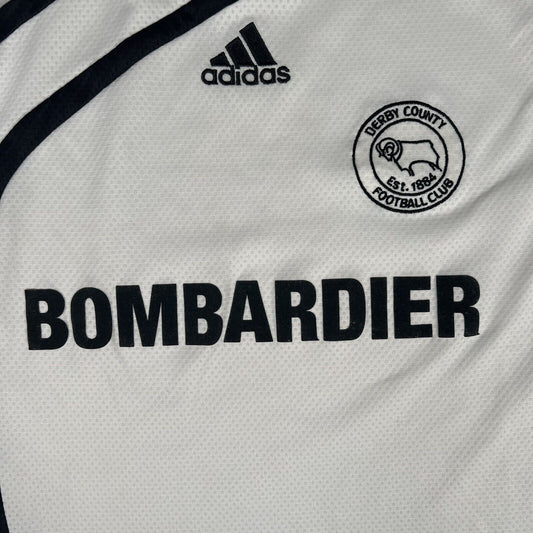 Derby 2009/2010 Home Football Shirt  Medium - Football Shirt Kingdom