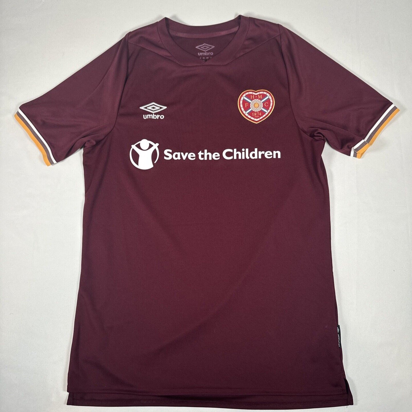 Hearts Heart Of Midlothian 2020/2021 Home Football Shirt Medium