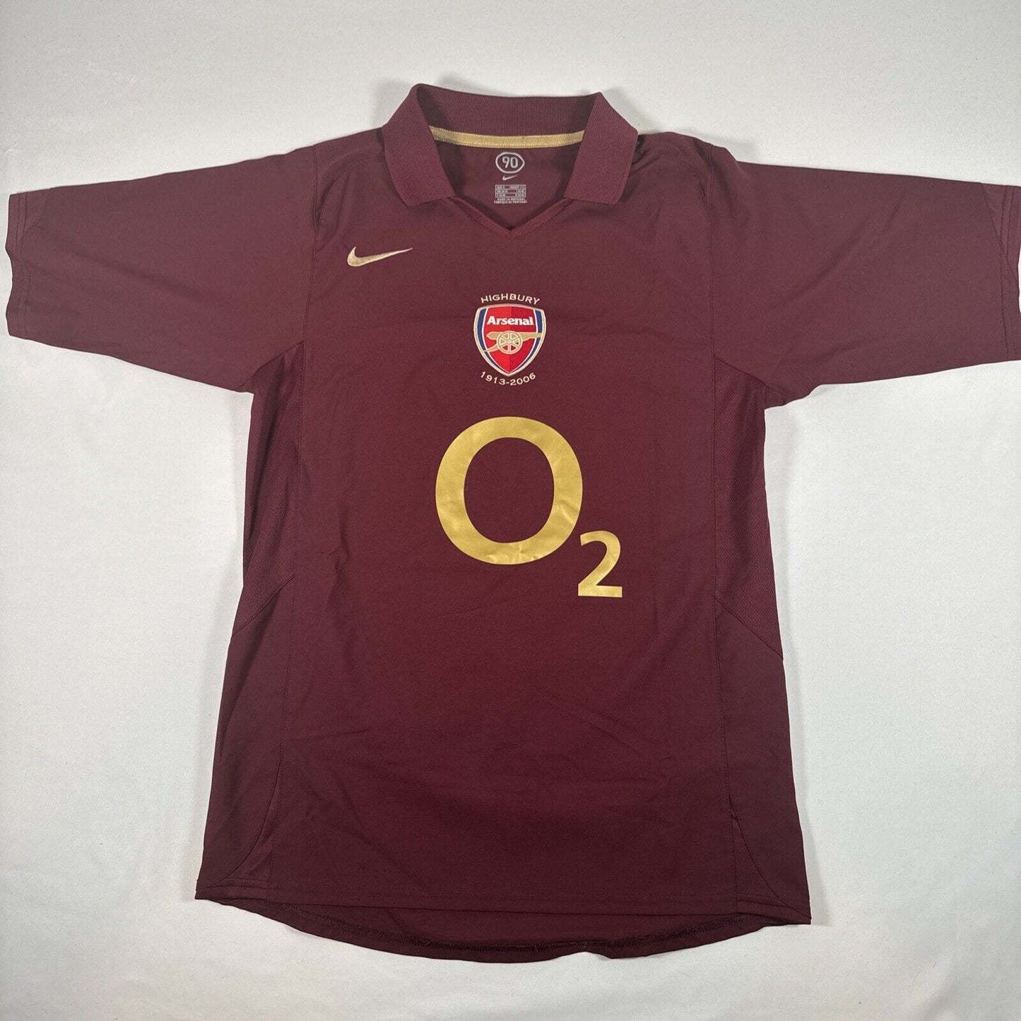 arsenal 2005 2006 home football shirt men s small2
