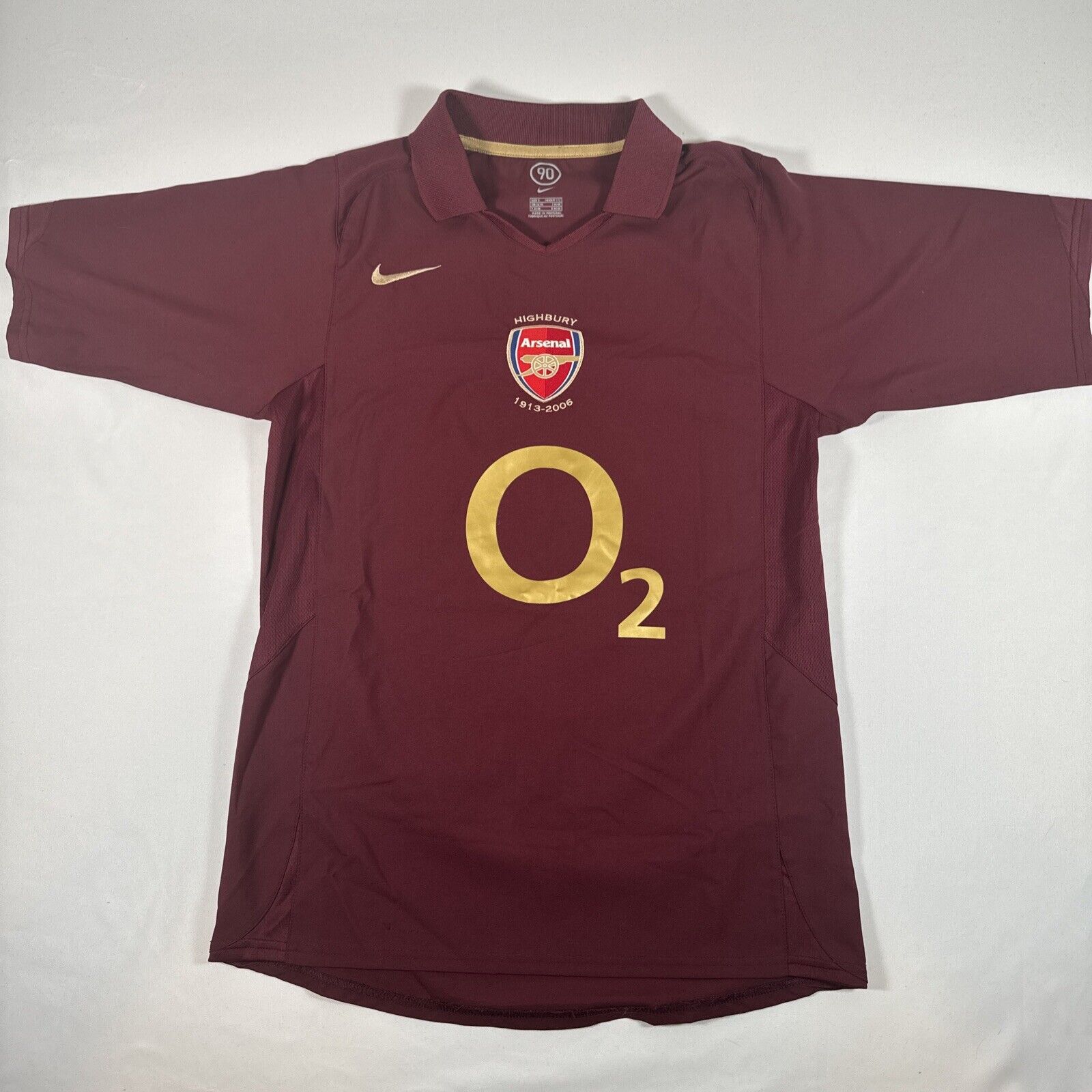 arsenal 2005 2006 home football shirt men s small2