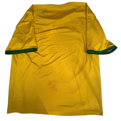 Brazil 2014/2015/2016 Home Football Shirt XXL 2XL — full back view