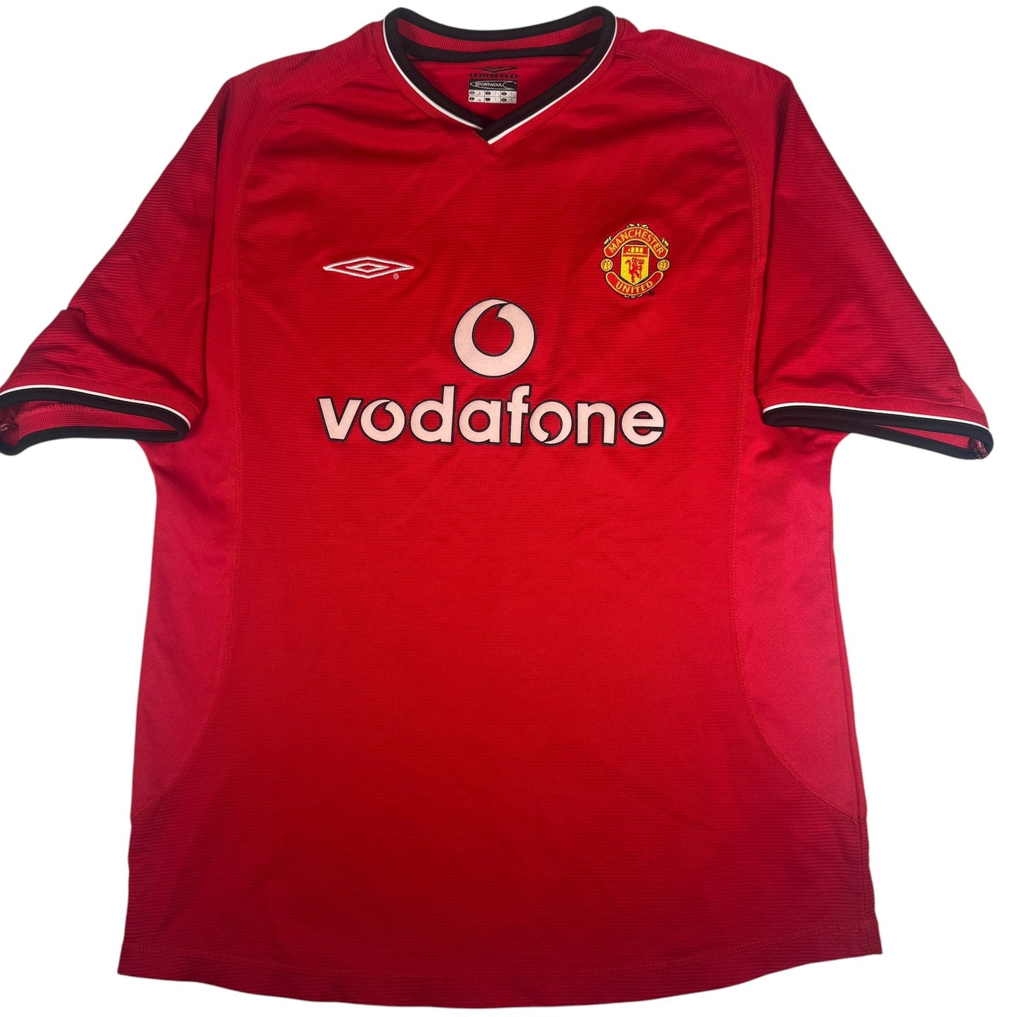 Manchester United 2000/2001/2002 Home Football Shirt  Large