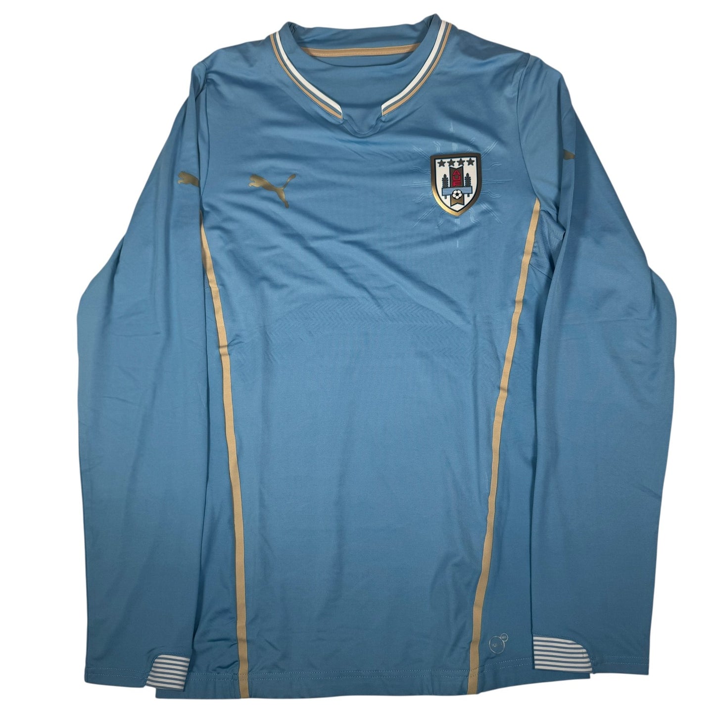 Uruguay 2014/2015 Home Long Sleeve Player Football Shirt  XXL 2XL