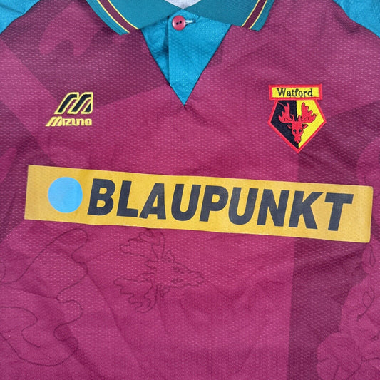 Watford 1995/1996 Away Football Shirt  Men’s XXL - Football Shirt Kingdom