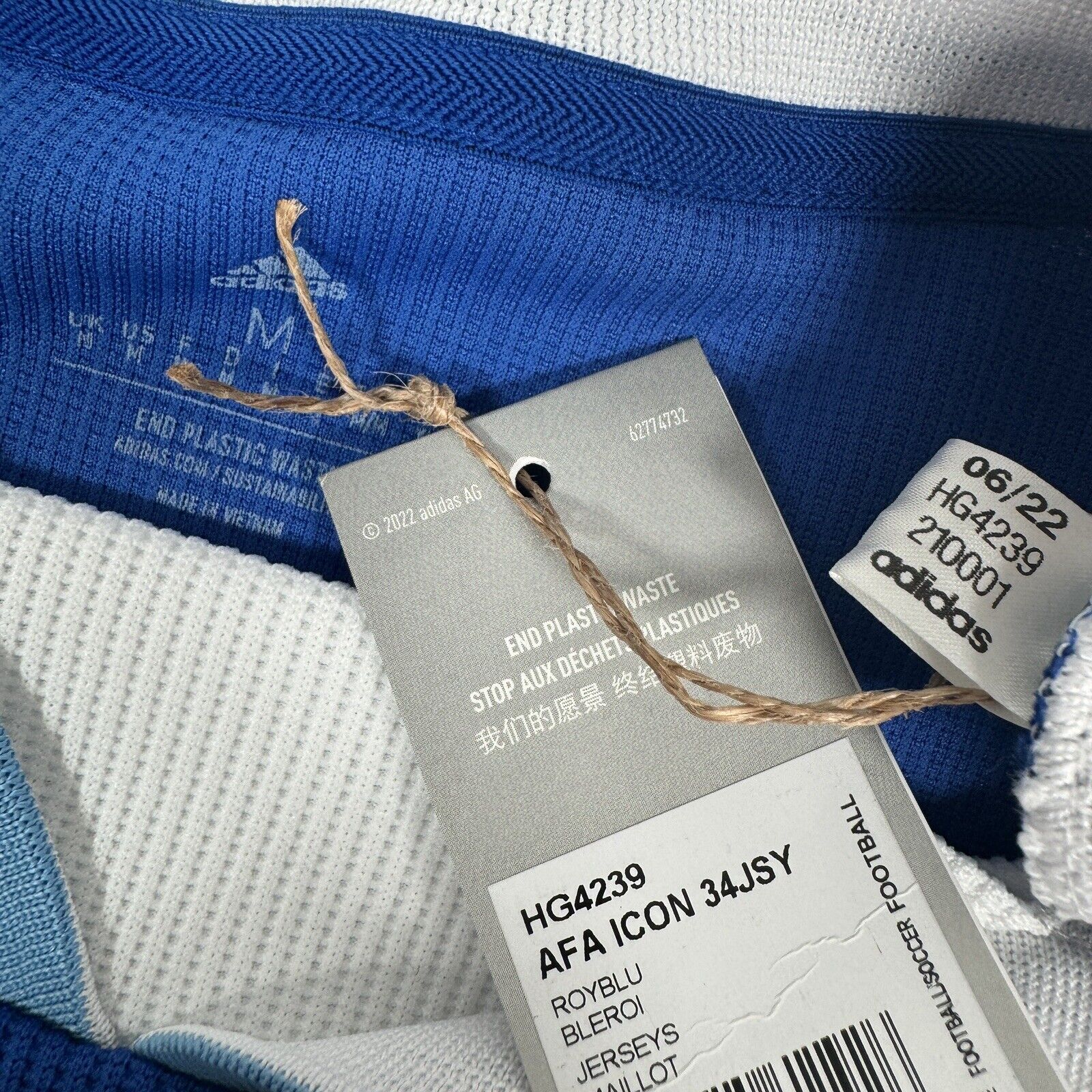 official argentina 2022 2023 retro icon 34 football shirt bnwt men s medium3