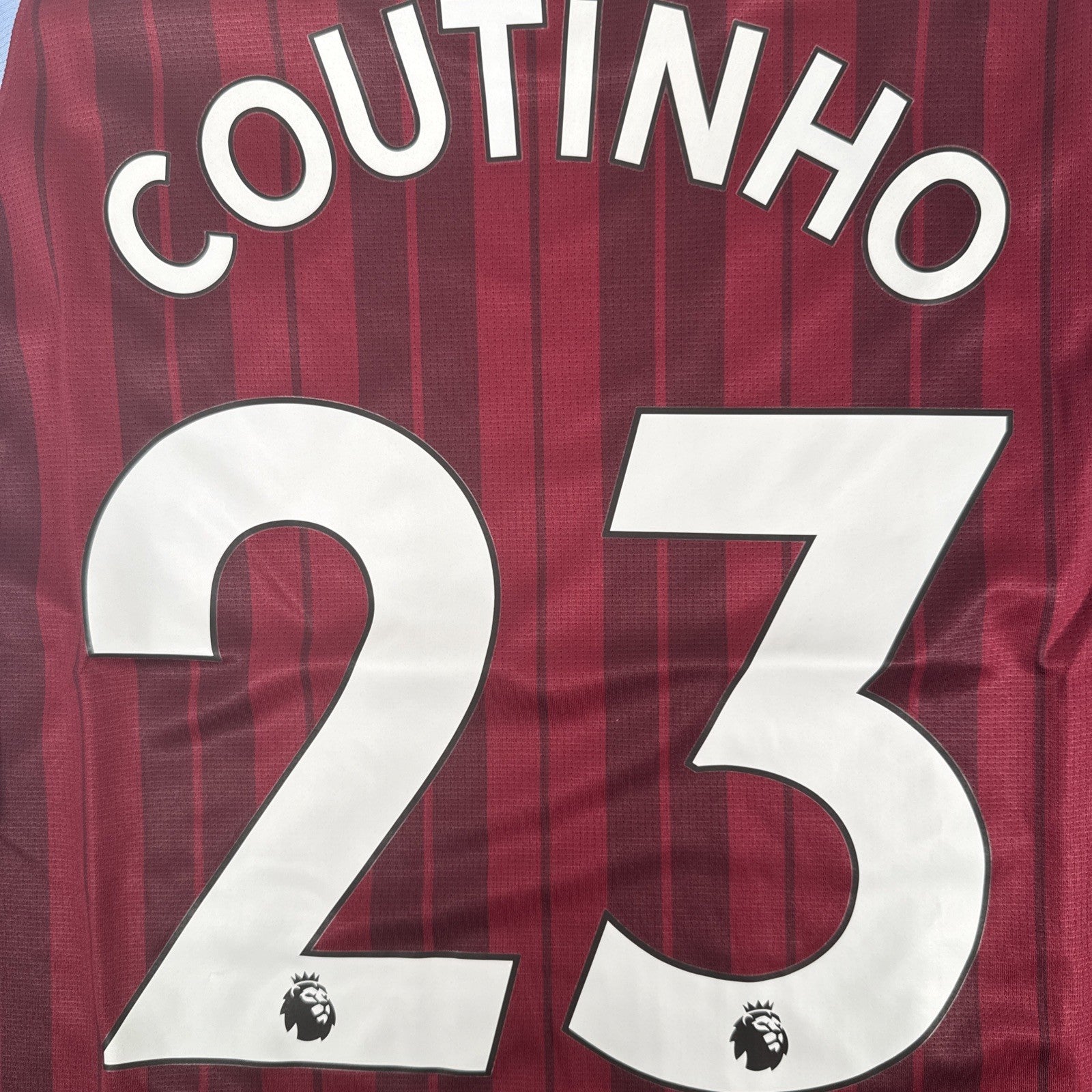 COUTINHO 23 Aston Villa 2021/2022 Home Football Shirt XXL 2XL BNWT - Football Shirt Kingdom