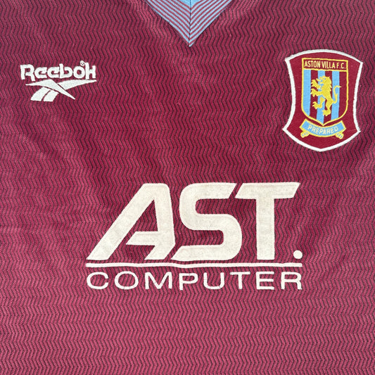 Aston Villa 1997/1998 Home Football Shirt Men’s XL - Football Shirt Kingdom