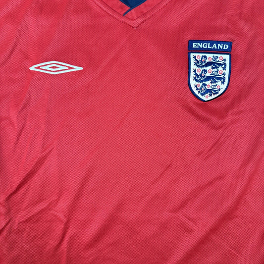 England 2002/2003/2004 Away Football Shirt  Large - Football Shirt Kingdom