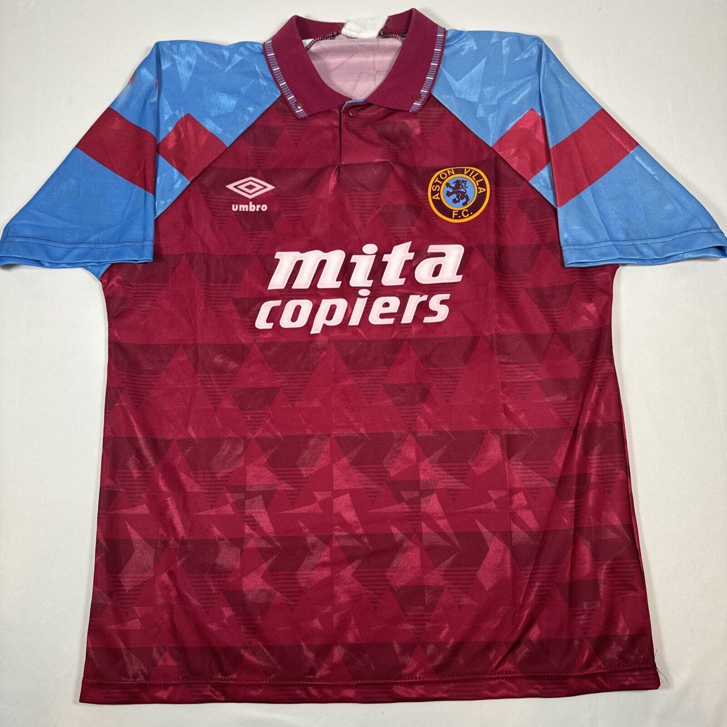 Aston Villa 1990/1991/1992 Home Football Shirt  Medium