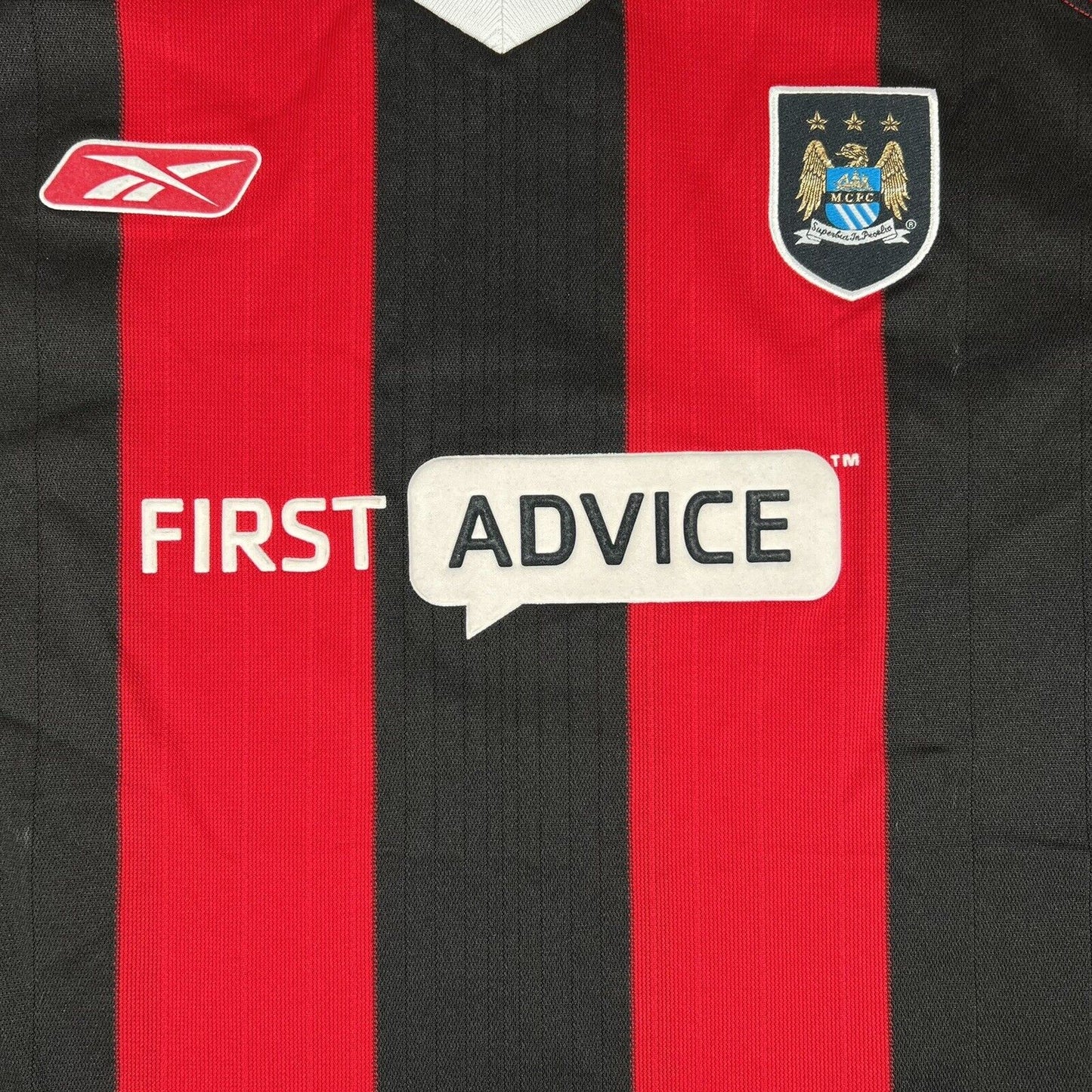 Manchester City 2003/2004 Away Football Shirt   Large - Football Shirt Kingdom