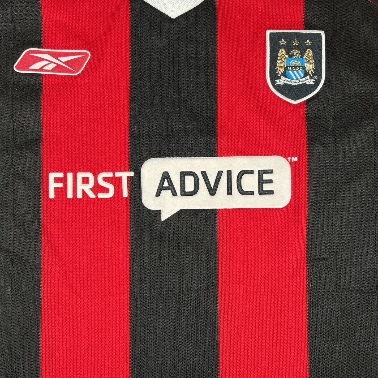 Manchester City 2003/2004 Away Football Shirt   Large - Football Shirt Kingdom