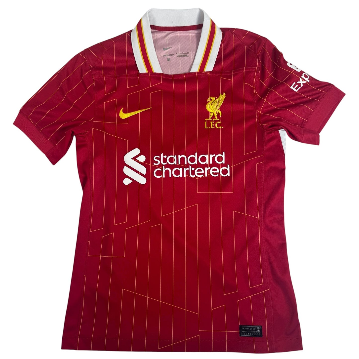 VIRGIL 4 Liverpool 2024/2025 Home Football Shirt  Small