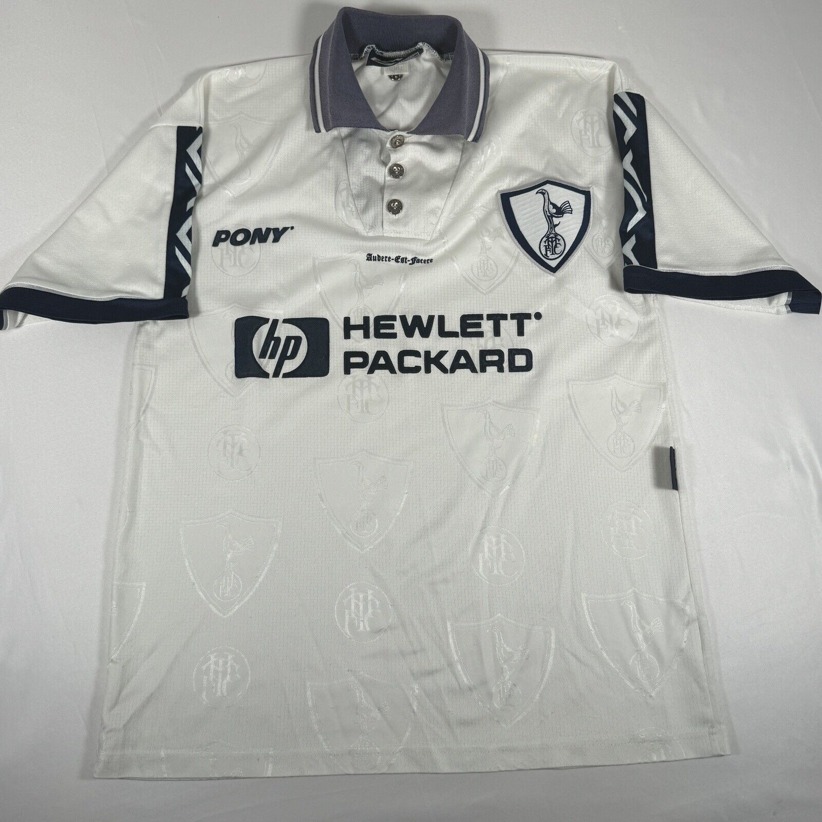 tottenham 1995 1996 1997 home football shirt men s medium2