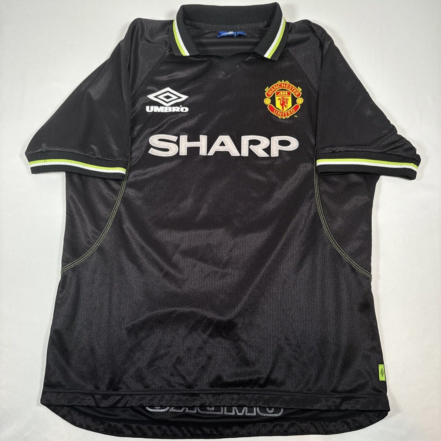 SCHOLES 18 Manchester United 1998/1999 Third Football Shirt Large