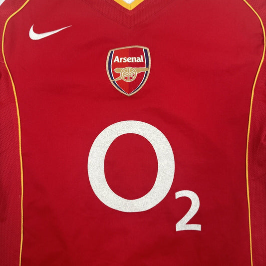 Arsenal 2004/2005 Home Football Shirt  Men’s Small - Football Shirt Kingdom