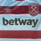 West Ham United 2020/2021 Away Football Shirt  Large