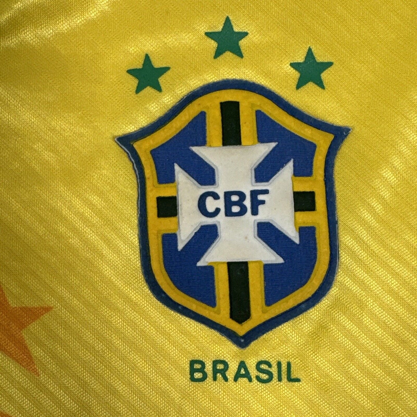 brazil 1994 1995 world cup home football shirt 3 star men s xl3