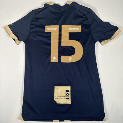 Port Vale 2023/2024 Away Football Shirt Men’s Small — full back view