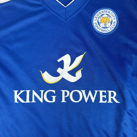 Leicester City 2012/2013 Home Football Shirt Long Sleeve Large - Football Shirt Kingdom