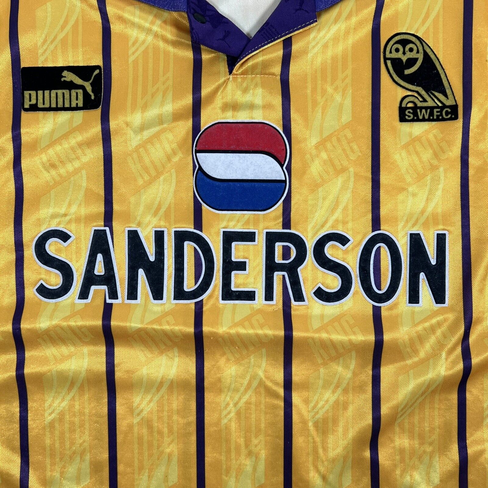 Sheffield Wednesday 1994/1995/1996 Away Football Shirt Medium - Football Shirt Kingdom