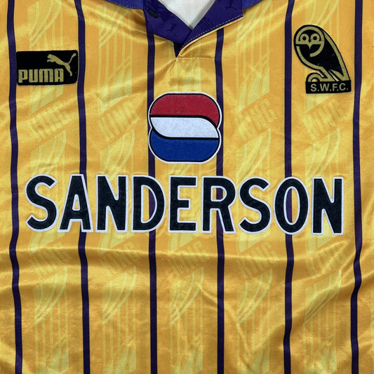 Sheffield Wednesday 1994/1995/1996 Away Football Shirt Medium - Football Shirt Kingdom