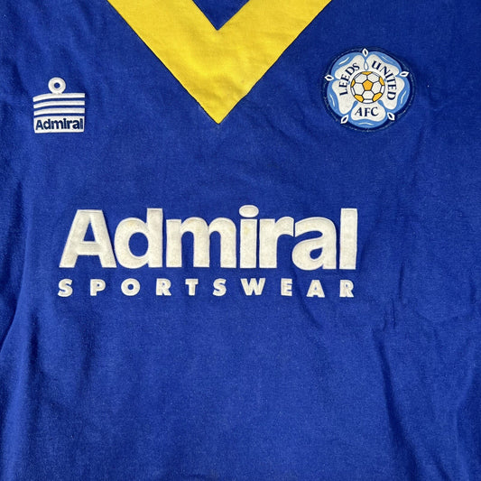 leeds united 1992 1993 admiral football shirt sweatshirt xl1