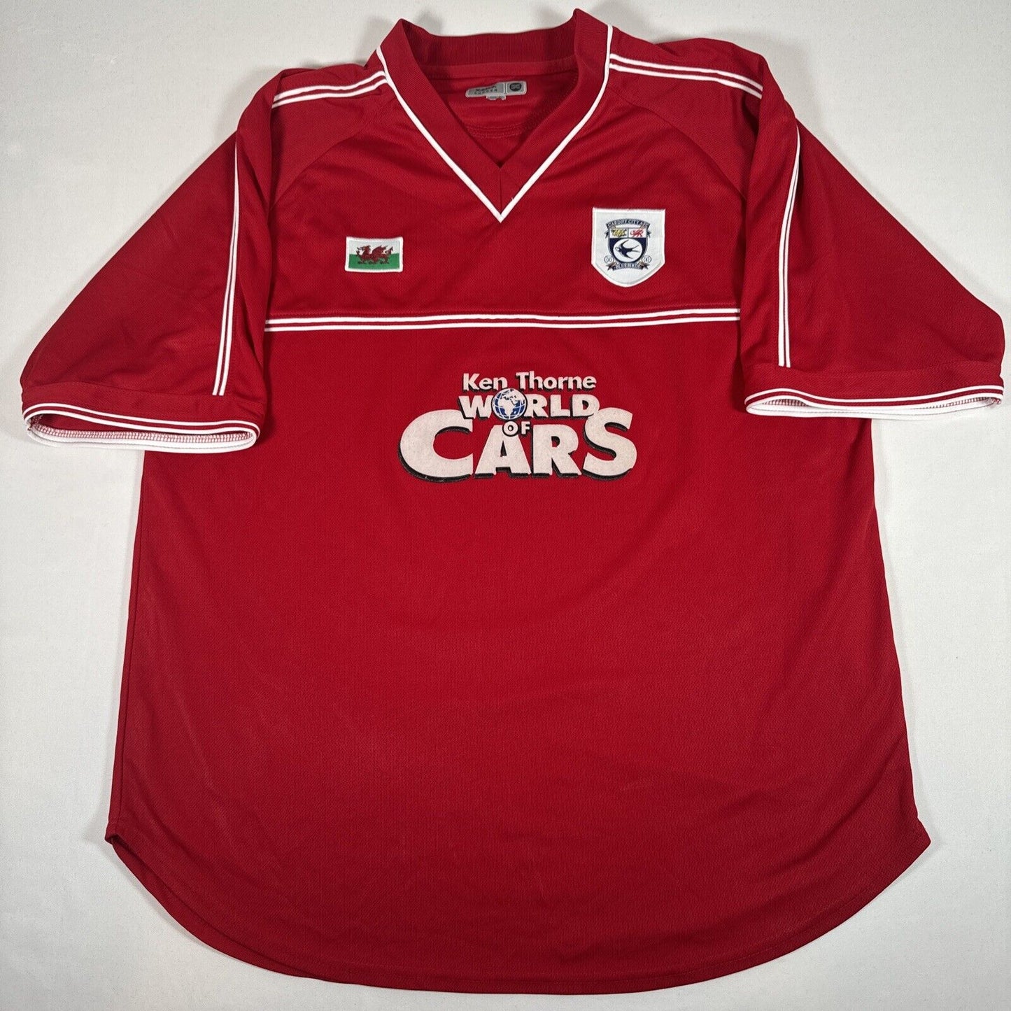 Cardiff City 2001/2002 Away Football Shirt   XL