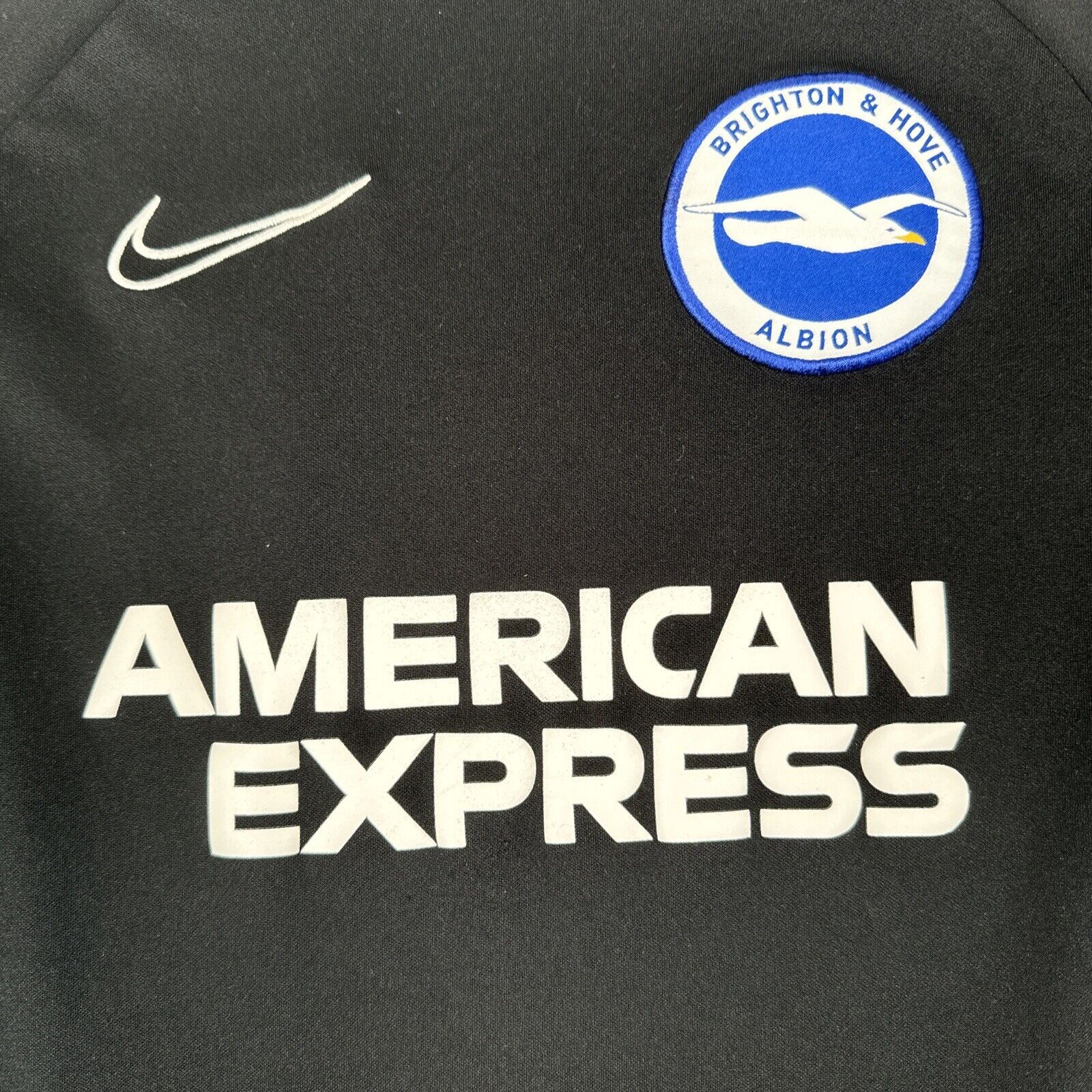 Brighton Black Nike Training Football Shirt  Men’s Medium - Football Shirt Kingdom