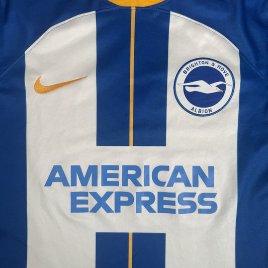 Brighton & Hove Albion 2022/2023 Home Football Shirt  Medium