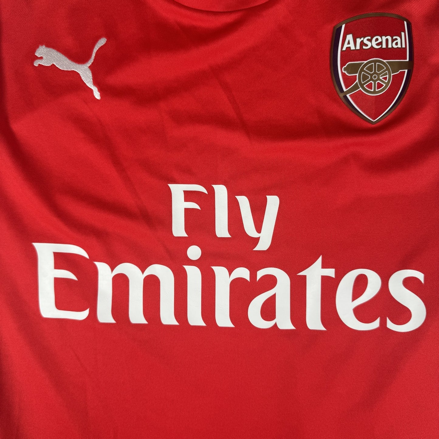 Arsenal 2014/2015 Home Long Sleeve Football Shirt  Medium
