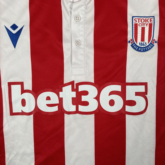 Stoke City 2019/2020 Home Football Shirt  Men’s Medium