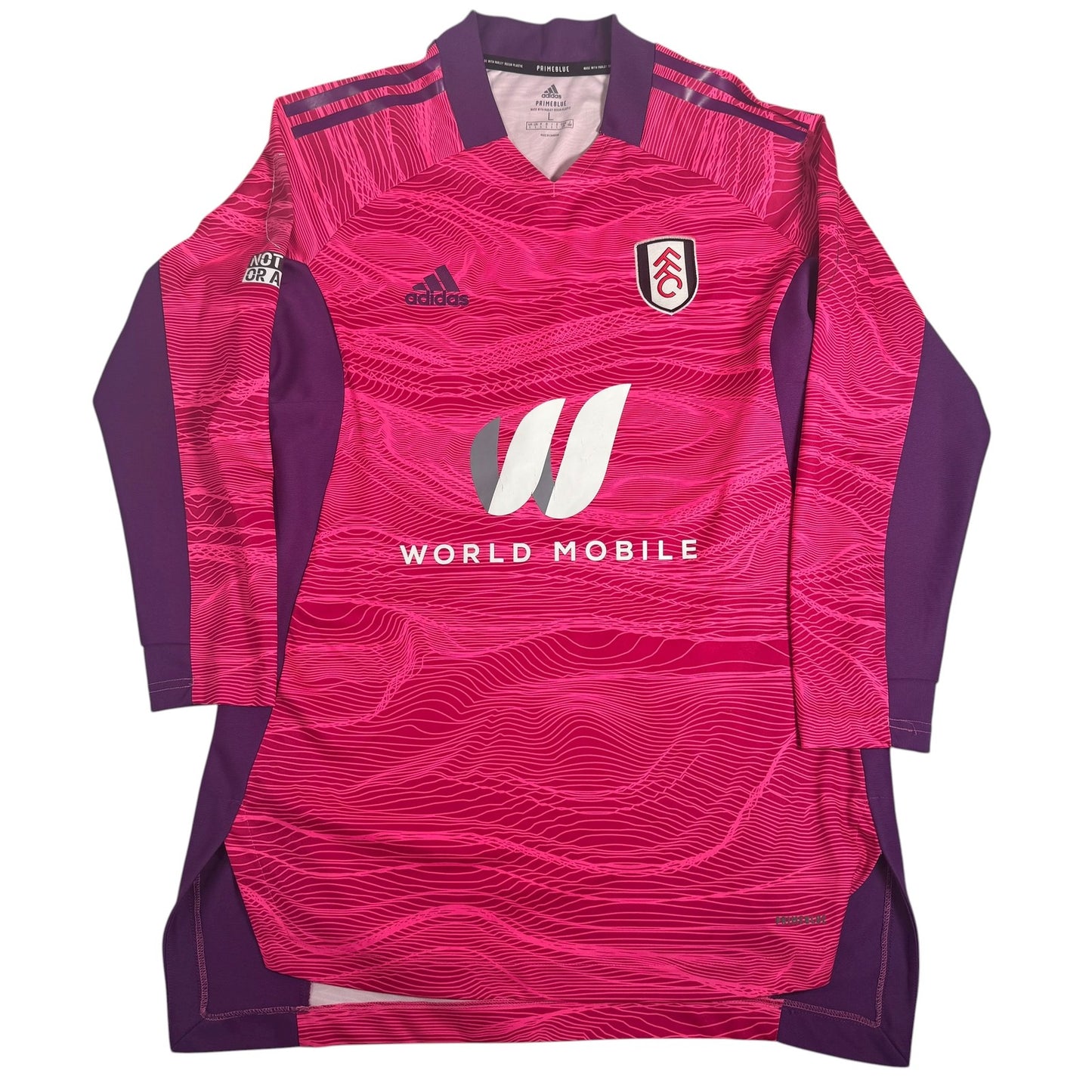 AHSBY-HAMMOND 49 Fulham 2021/2022 Goalkeeper Football Shirt Large