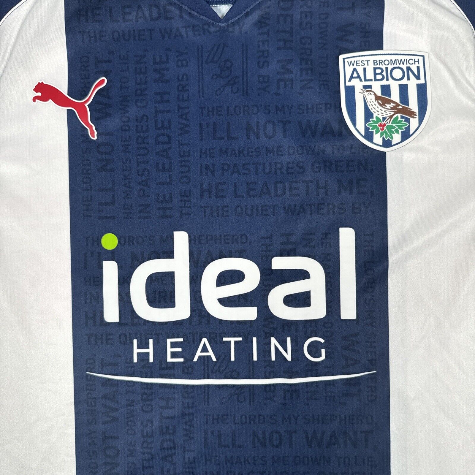West Brom / Bromwich Albion 2021/2022 Home Football Shirt Medium - Football Shirt Kingdom