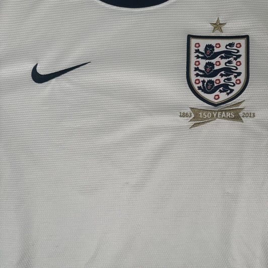 England 2013/2014 130th Anniversary Home Football Shirt  Small