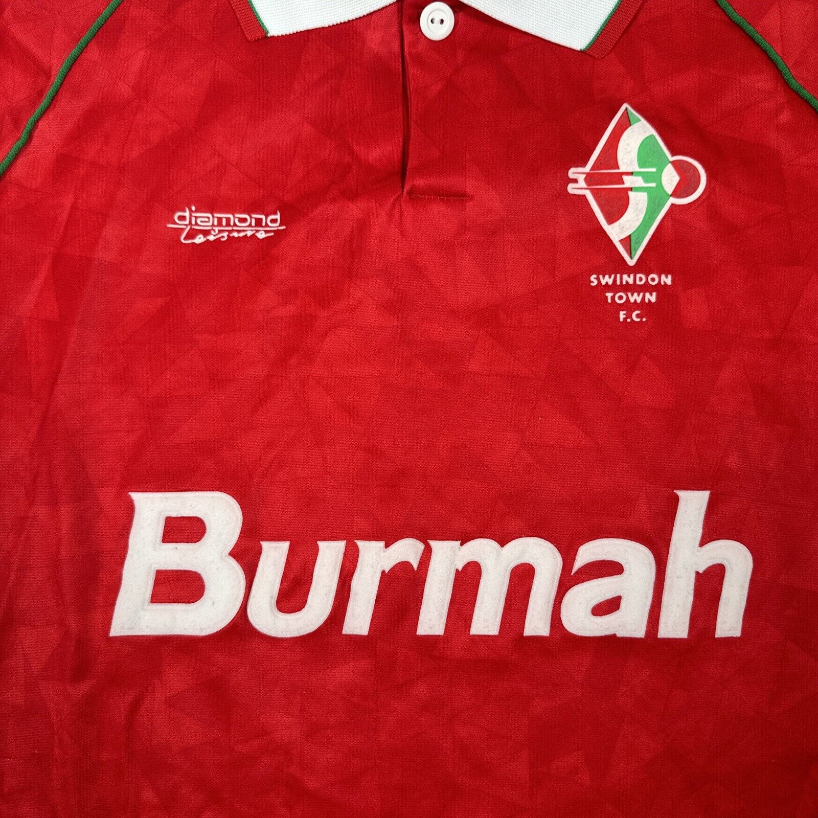 Swindon Town 1991/1992/1993 Home Football Shirt   XL - Football Shirt Kingdom