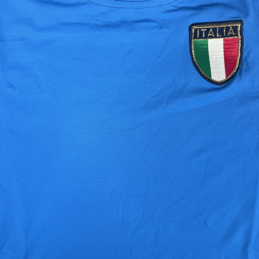 Italy 2002/2003/2004 Home Football Shirt Long Sleeve 2XL XXL - Football Shirt Kingdom