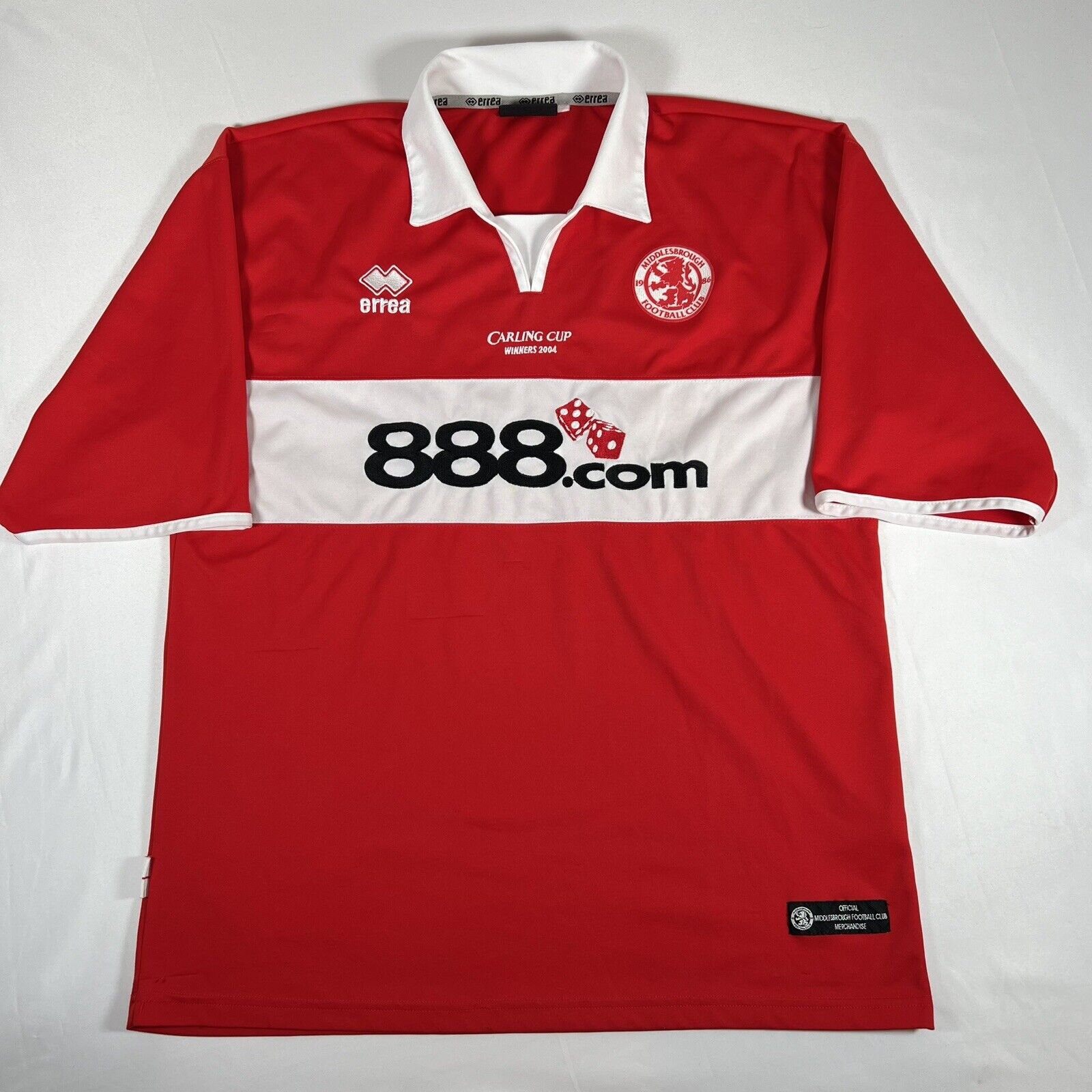 middlesbrough 2004 2005 carling cup home football shirt men s xxl2