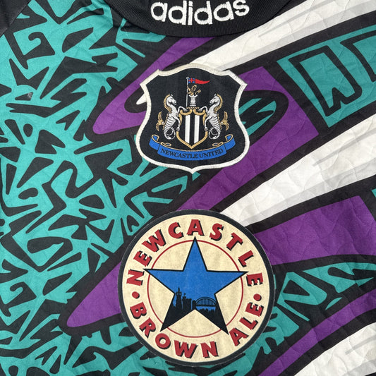 newcastle united 1995 1996 goalkeeper football shirt men s xl1