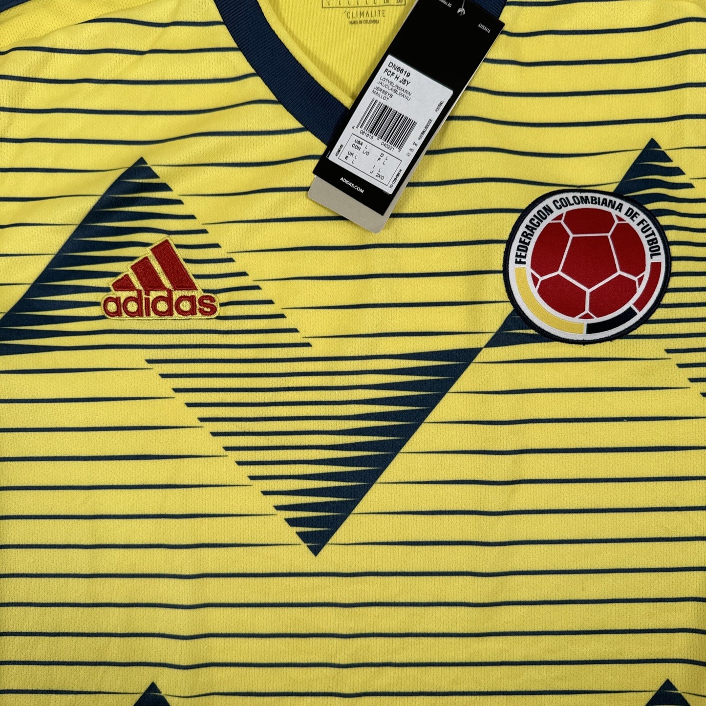 colombia 2019 2020 home football shirt bnwt men s large1