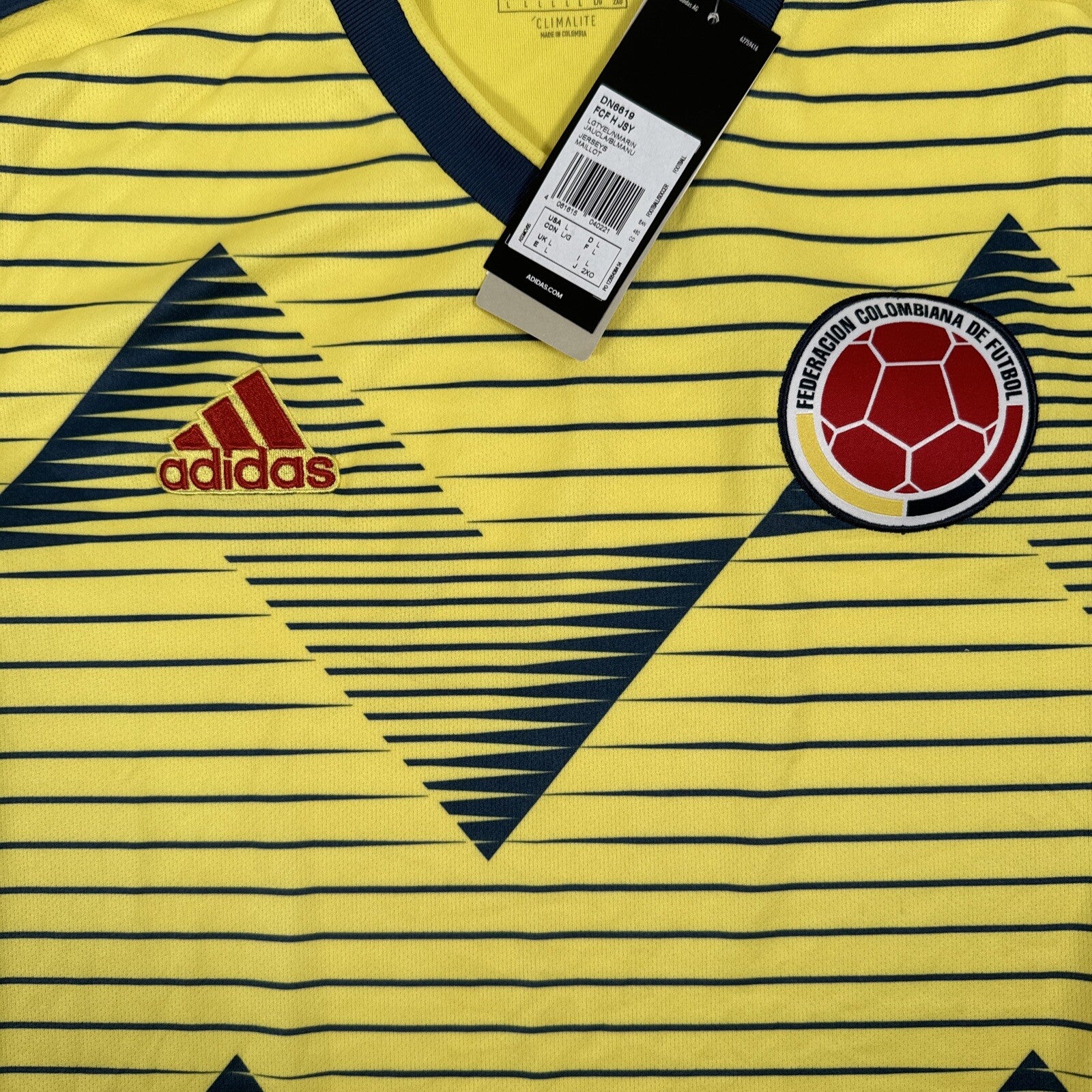 colombia 2019 2020 home football shirt bnwt men s large1