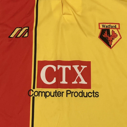 Watford 1997/1998 Home Football Shirt Men’s XXL 2XL - Football Shirt Kingdom